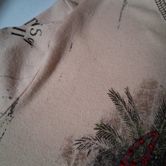 CJ Banks Hawaii Shirt Plus Size 1X Y2K Aloha Polynesian All Over Print Tiki - Picture 16 of 16